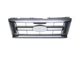 Grila radiator Ford Ranger, 04.2009-07.2012, parte montare Grilaj masca fata centrala, cromat, 326405, Aftermarket