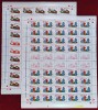 ✅ RO 2002 LP 1579a, &quot;Ziua Indragostitilor &quot; ,coli a 40 serii+10 viniete, MNH, Nestampilat