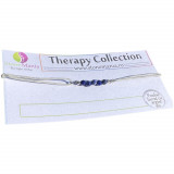 Bratara therapy lapis lazuli sfere 3mm si argint 925, Stonemania Bijou