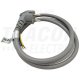 Cablu de alimentare cu fisa DVK3X2,5-1,5 3x2.5mm2, 1,5m, 16A,250VAC,H05VV-F,3680W(DUAL Schuko/French)