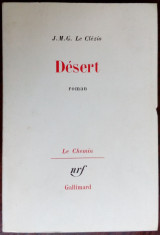 J.M.G. LE CLEZIO: DESERT (GALLIMARD/LE CHEMIN, 1980) [LB. FRA/EDITION ORIGINALE] foto