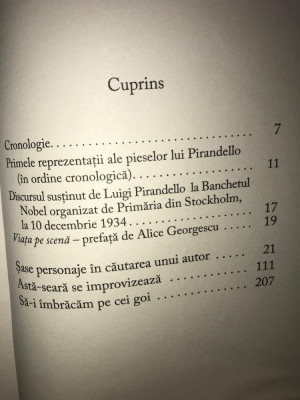Luigi Pirandello - Sase personaje in cautarea unui autor foto