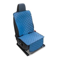 Husa protectie pentru scaun auto copii din material textil Carpassion albastru