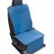 Husa protectie pentru scaun auto copii din material textil Carpassion albastru