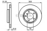 Disc frana BMW Seria 3 Compact (E46) (2001 - 2005) BOSCH 0 986 478 571