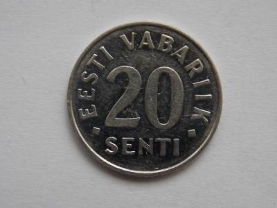 20 SENTI 1997 ESTONIA foto
