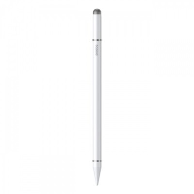 Touch Pen Baseus Smooth Writing 3 Magnetic 3in1 Series, Versiune Pasiv, Alb P80080804213-00 foto
