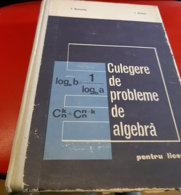 CULEGERE DE PROBLEME DE ALGEBRA I STAMATE T foto