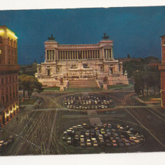 FS3 -Carte Postala - ITALIA - Roma, Piazza Venezia, circulata 1964