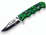 BRICEAG CU DESCHIDERE RAPIDA - 8.5CM - SKULL GREEN, JKR