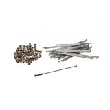 Set 36 spite si nipluri 121 mm pentru jante de 16 inch, grosime 3.4 mm