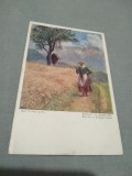 CARTE POSTALA FELICITARE ROMANIA 1920 CIRCULATA