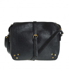 Geanta neagra tip satchel foto