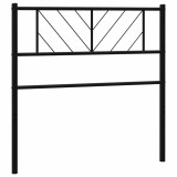 Cumpara ieftin Tablie de pat de schimb metalica, negru, 100 cm