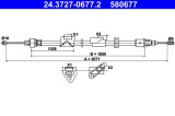 ATE 24.3727-0677.2 Cablu, frana de parcare