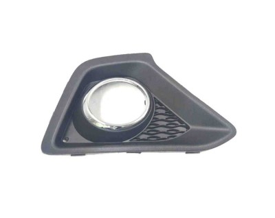 Grila bara fata Hyundai I10 (Ba), 01.2014-2020, parte montare partea dreapta, cu gaura proiector, cu ornament cromat, 40A227-4, Aftermarket foto