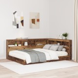 VidaXL Tăblie de depozitare cu raft Lemn vechi 135 cm Lemn compozit