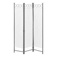 Paravan Saragossa B120 pliabil 171 x 120 cm alb [en.casa] HausGarden Leisure foto
