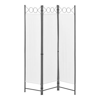 Paravan Saragossa B120 pliabil 171 x 120 cm alb [en.casa] HausGarden Leisure foto