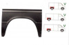 Segment reparatie aripa spate Mercedes Sprinter, 1995-2007, LT II 96-2005, Partea Stanga, Dreapta, Spate, lungime 1075 mm, inaltime 720 mm, Model Lung, Rapid
