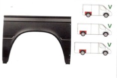 Segment reparatie aripa spate Mercedes Sprinter, 1995-2007, LT II 96-2005, Partea Stanga, Dreapta, Spate, lungime 1075 mm, inaltime 720 mm, Model Lung