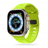 Curea Tech-Protect Iconband Line pentru Apple Watch 4/5/6/7/8/9/SE (38/40/41 mm) Lim, Silicon