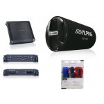 Pachet subwoofer alpine swt-12s4 + statie bbx-t600 + kit de cabluri 350940 foto