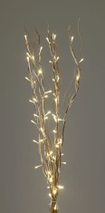 Ramuri naturale 95cm cu instalatie luminoasa cu 64 de leduri ivory foto