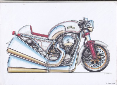 bnk div Motocicleta Harley-Egli - afis / poster / print - KoolArt 1458 foto
