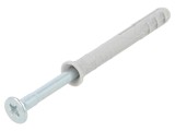 Plastic Anchor with Screw 5x40mm Zinc-Plated Steel 100pcs