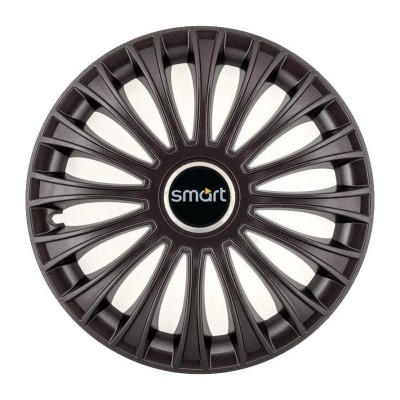 Set 4 Capace Roti, potrivite jantelor de R14, pentru Smart, model dino Negru foto