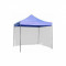 Pavilion pentru gradina/terasa, cadru metalic, pliabil, albastru, 3x3x3 m