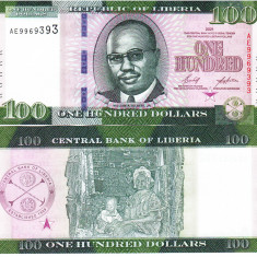 Liberia 100 Dollars 2021 P-41a UNC