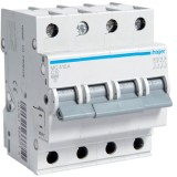 Siguranta automata 10A 4P Curba C 6ka Hager MC410A