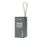 Baterie externă Wozinsky Powerbank K65+ 65W 30000mAh 2x USB-C, 1x USB-A 65W - negru cu personalizare logo unică