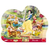 Puzzle cu rama - Alba ca Zapada (25 piese)