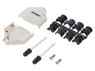 Conector Metal Backshell 15 Way Top Entry foto