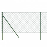 Gard de plasa de sarma, verde, 0,8x25 m GartenMobel Dekor, vidaXL