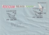 FILATELIE TEMATICA - PLIC SUEDIA TEMATICA AVION AVIOANE AVIATIE AIRMAIL AEROGRAM