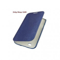 Husa piele HTC One (M7) Rock Big City Dark Blue Original Blister