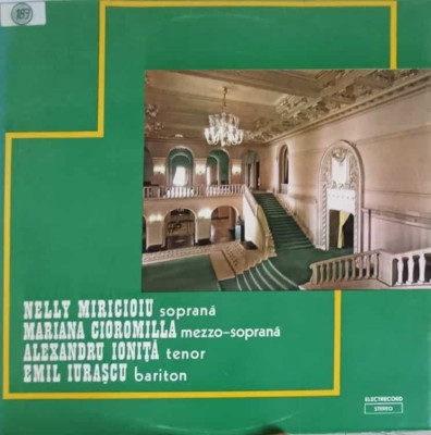 Disc vinil, LP. TINERI SOLISTI DE OPERA LAUREATI AI CONCURSURILOR INTERNATIONALE-Nelly Miricioiu, Mariana C-220133 foto