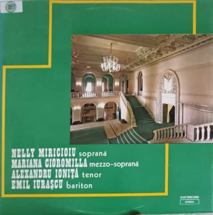 Disc vinil, LP. TINERI SOLISTI DE OPERA LAUREATI AI CONCURSURILOR INTERNATIONALE-Nelly Miricioiu, Mariana C-220133