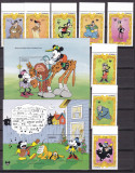 Dominica 1994 Disney Mickey MI 1908-1915 + 2 bl.276,277 MNH, Nestampilat