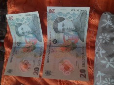 2 bancnote 20Ron