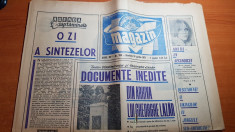 ziarul magazin 10 aprilie 1971-articol si foto despre orasul iasi foto