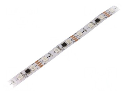 Bandă LED RGB Programabilă 12V 60 LED/m IP20 foto