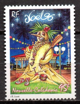 NOUA CALEDONIE 1996, Craciun, serie neuzată, MNH foto