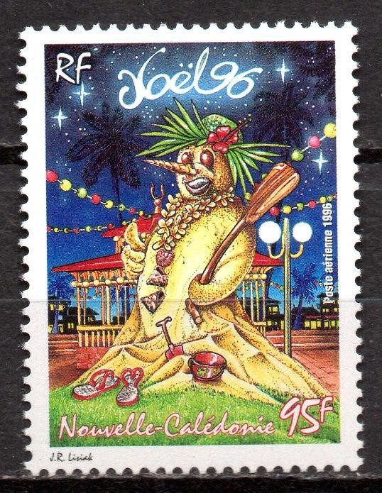NOUA CALEDONIE 1996, Craciun, serie neuzată, MNH