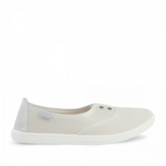 Slip-on SARAH Denim, Alb foto