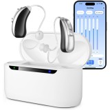 Aparat Auditiv Digital x2 NeoHGS Premium, Sunet Clar, Fara Ecou, Incarcare Rapida, Operare Simpla, Design Compact si Usor, Display Baterie Carcasa, Bl